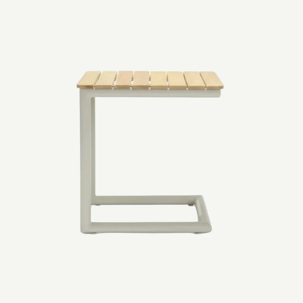 Portals C-shaped Side Table (Light) - Quick Ship