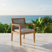 Agate Taupe Rope Arm Chair - Quick Ship
