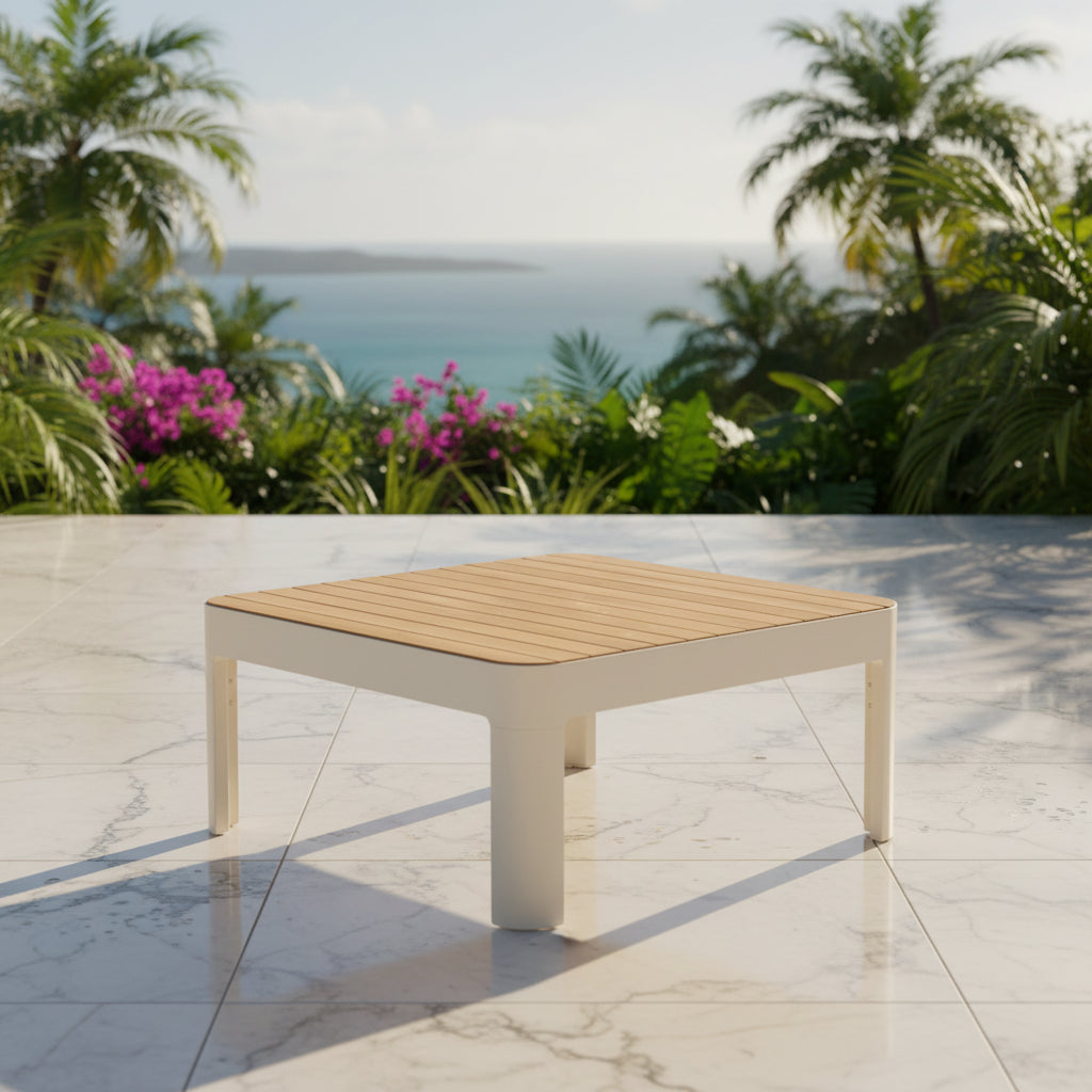 Portals Square Coffee Table (Light) - Quick Ship