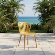 Nassau Dining Side Chair (Yellow) - Quick Ship