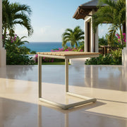 Portals C-shaped Side Table (Light) - Quick Ship