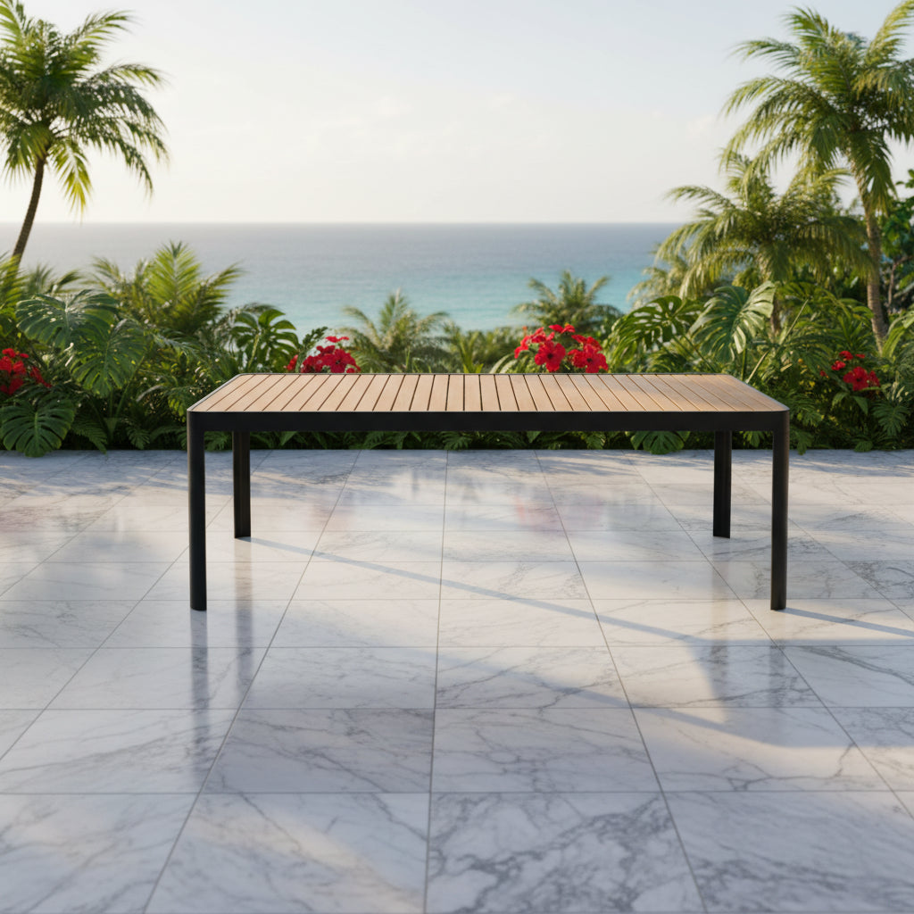 Portals Rectangular Table (Dark) - Quick Ship