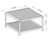 Amber Square Coffee Table - Quick Ship