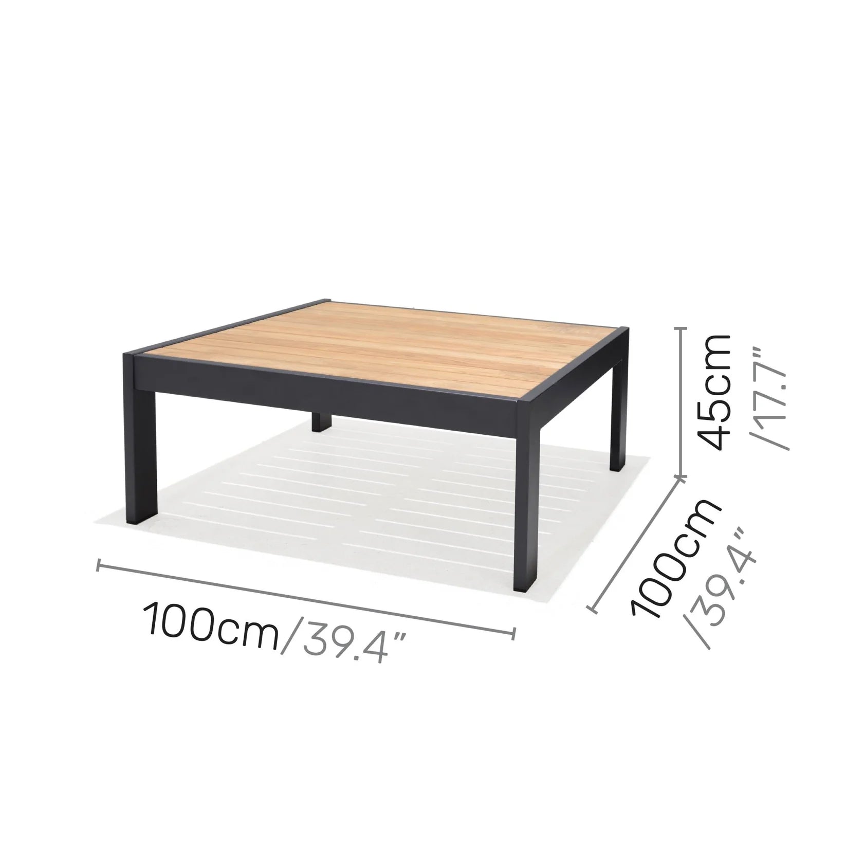 Palau Square Coffee Table - Quick Ship