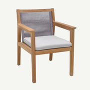 Agate Taupe Rope Arm Chair - Quick Ship