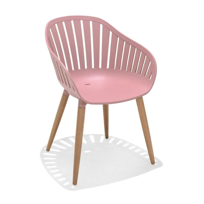 Nassau Dining Arm Chair (Pink) - Quick Ship