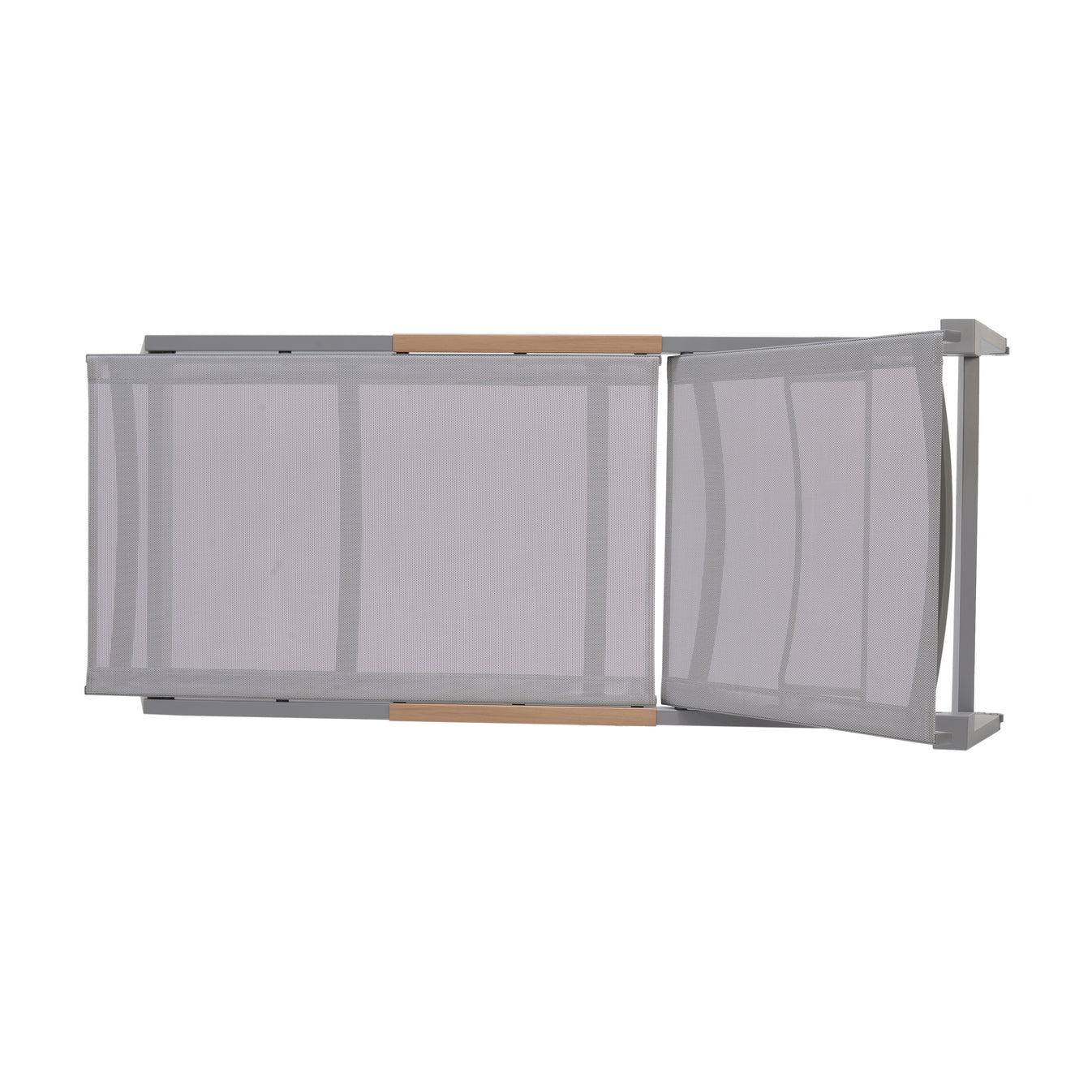 Panama Sun Lounger (Grey) - Quick Ship