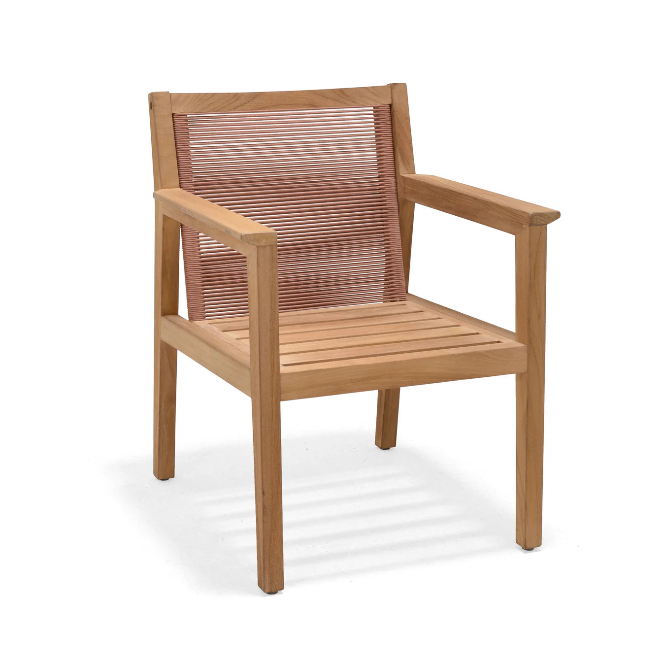 Agate Terracota Rope Arm Chair Premium Finish - Quick Ship