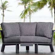 Palau Sectional Corner Sofa (Dark) - Quick Ship