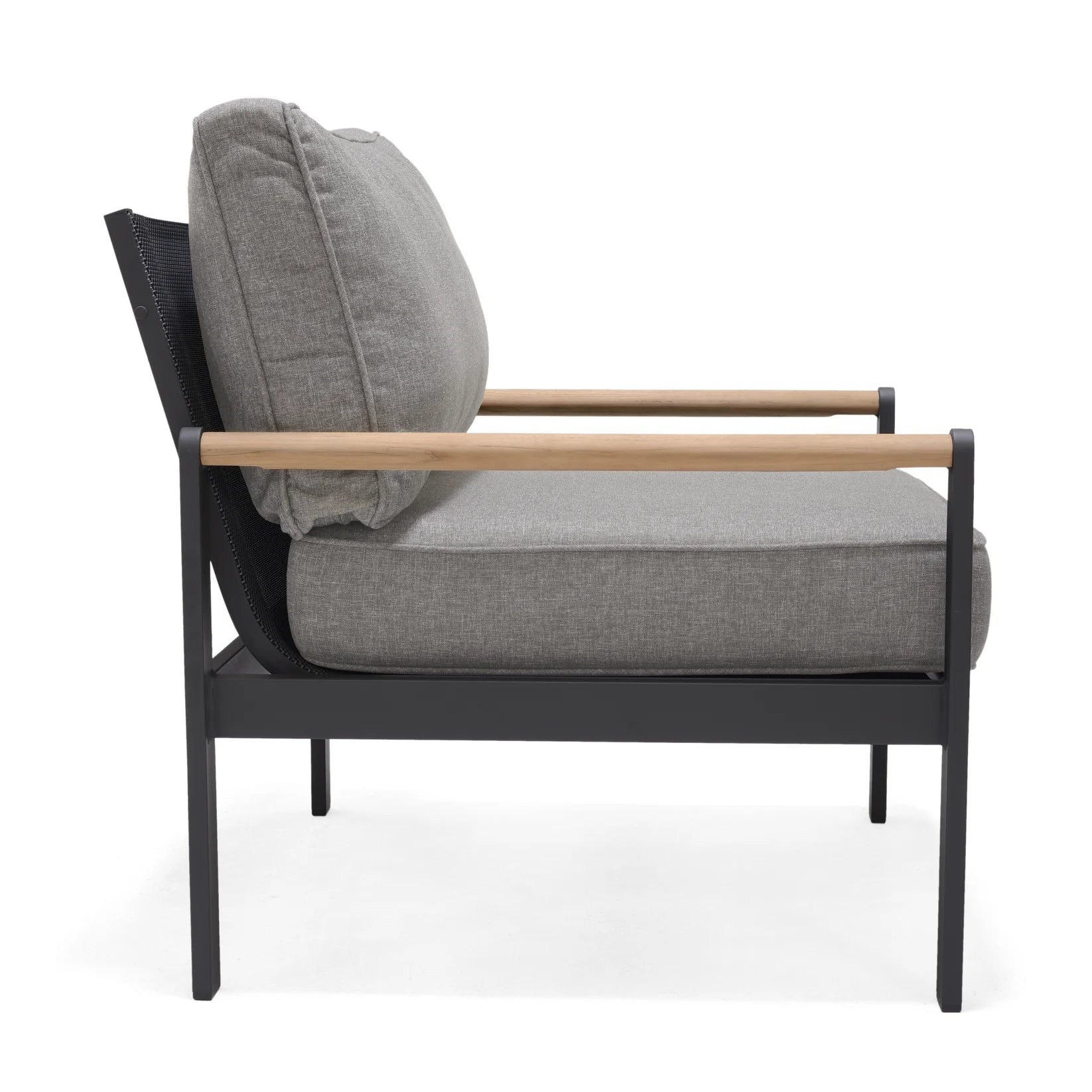 Amber Lounge Arm Chair (Dark) - Quick Ship