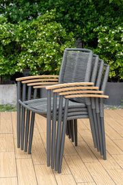 Topaz Arm Chair Rope - Quick Ship