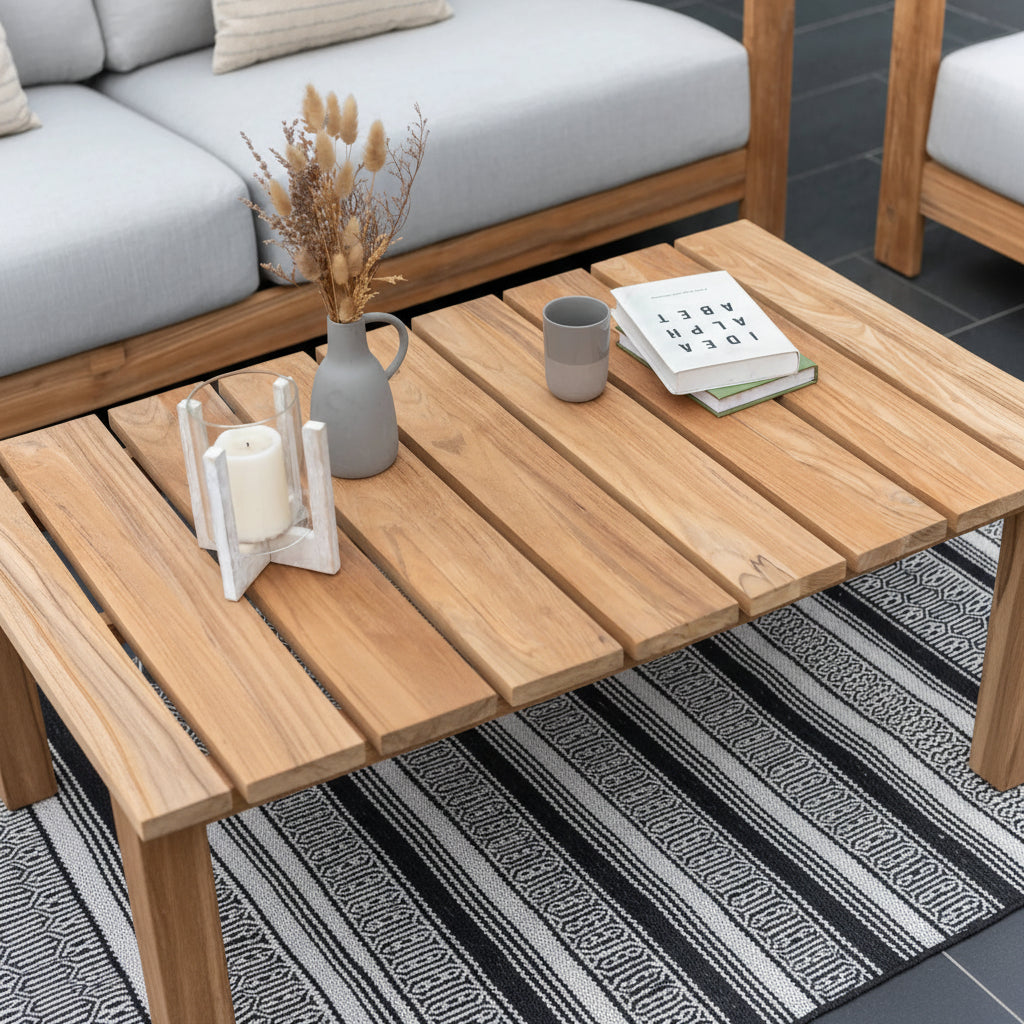 Gala Rectangular Low Coffee Table - Quick Ship