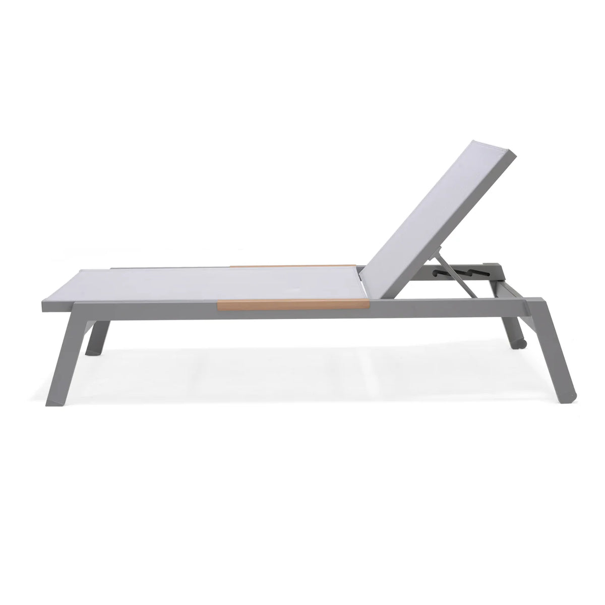 Panama Sun Lounger (Grey) - Quick Ship