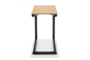 Portals C-shaped Side Table (Dark) - Quick Ship