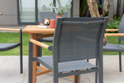 Amber Stacking Dining Arm Chair - Quick Ship