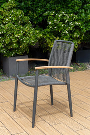 Topaz Arm Chair Rope - Quick Ship