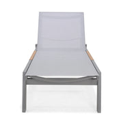 Panama Sun Lounger (Grey) - Quick Ship