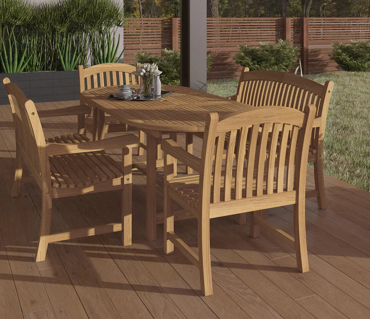 Sumbawa Teak Arm Chair - Quick Ship