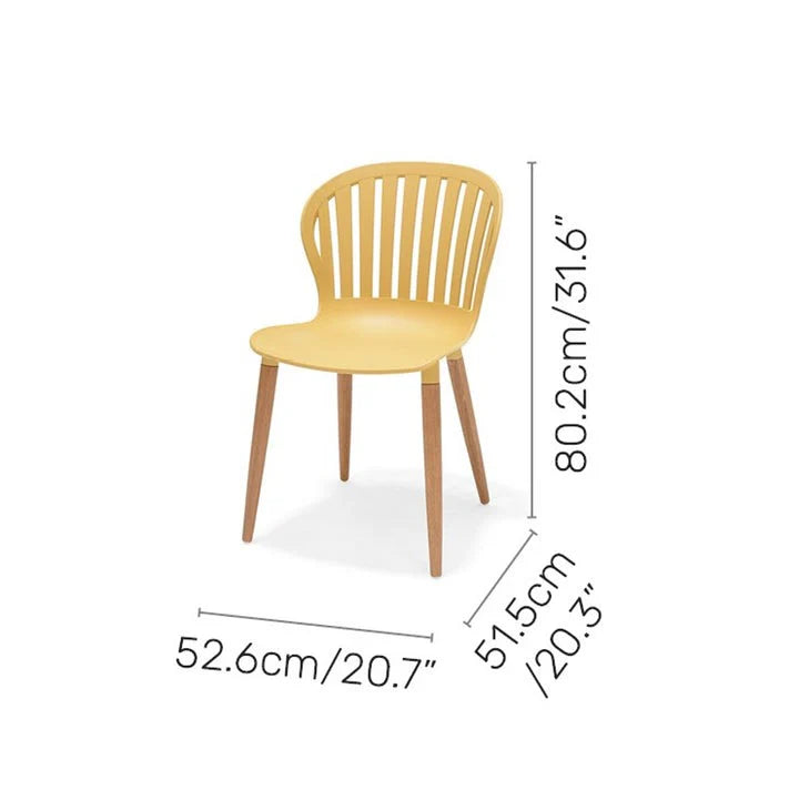 Nassau Dining Side Chair (Yellow) - Quick Ship