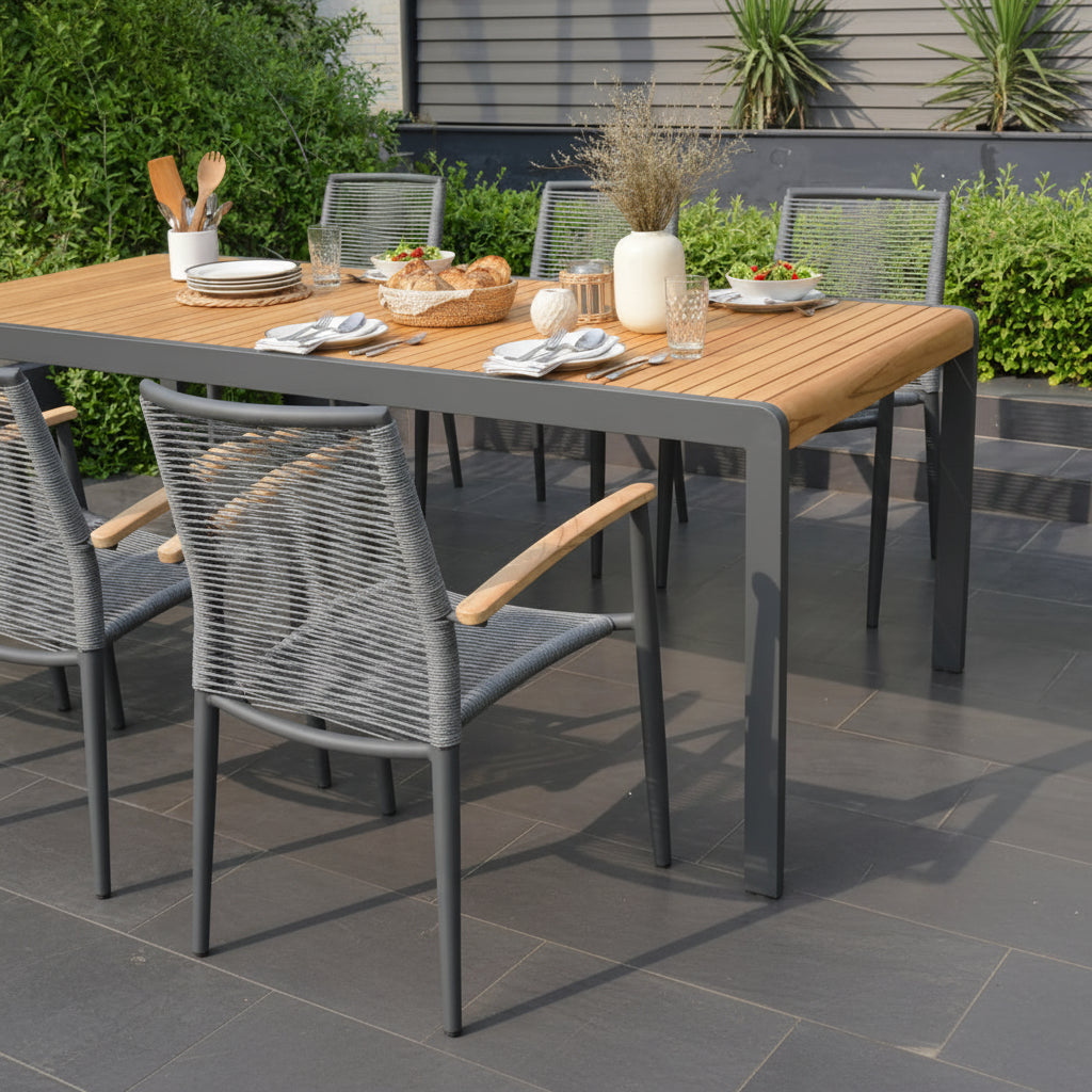 Amber Rectangular Dining Table - Quick Ship