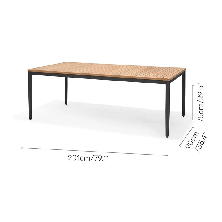 Topaz Rectangular Dining Table - Quick Ship