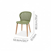 Nassau Dining Side Chair (Green) - Quick Ship