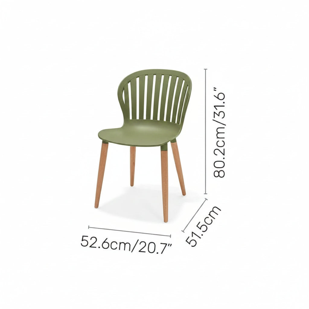 Nassau Dining Side Chair (Green) - Quick Ship
