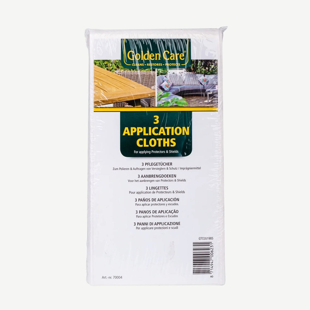 Application Cloth White Set - Golden Care