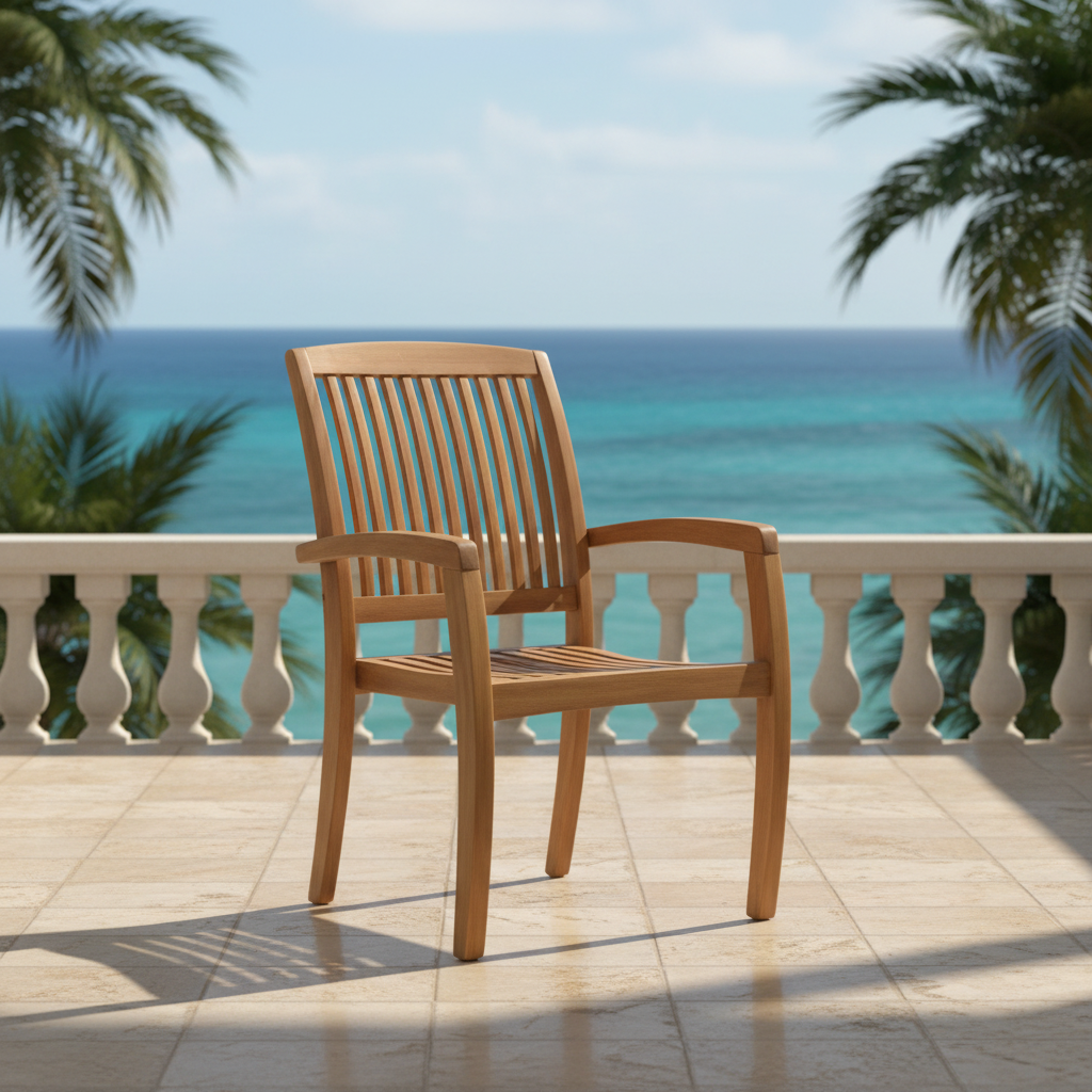 Cannes Stacking Arm Chair