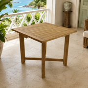 Zircon Folding Square Side Table - Quick Ship