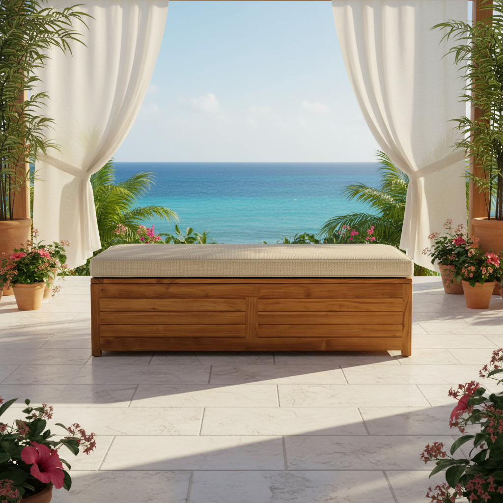 Maritime Storage Bench Seat Pad