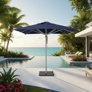 Elegance Aluminium Parasol (2" Pole) w/ Canopy - 8.2ft - QUICK SHIP