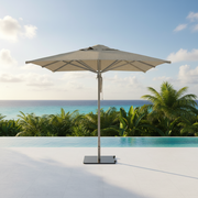 Elegance Aluminium Parasol (2" Pole) w/ Canopy - 11.5ft - QUICK SHIP