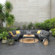 Palau Sectional Corner Sofa (Dark) - Quick Ship