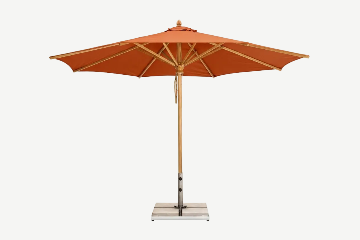 Safari Eucalyptus Parasol (1.5" Pole) w/ Canopy - 9ft - QUICK SHIP