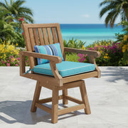 Kings Swivel Dining Arm Chair