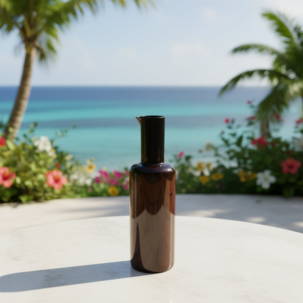 Flask Bottle - Milky Black