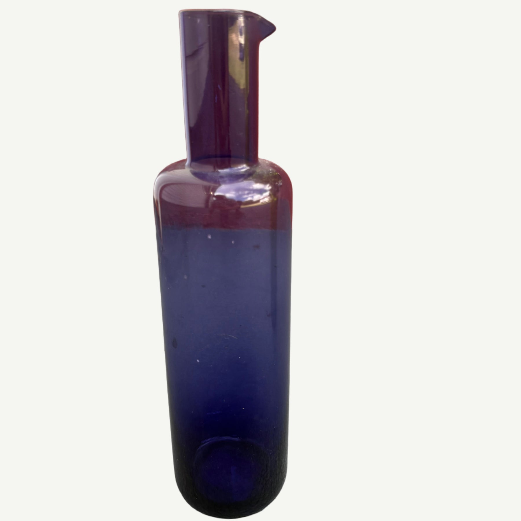 Flask Bottle - Clear Purple