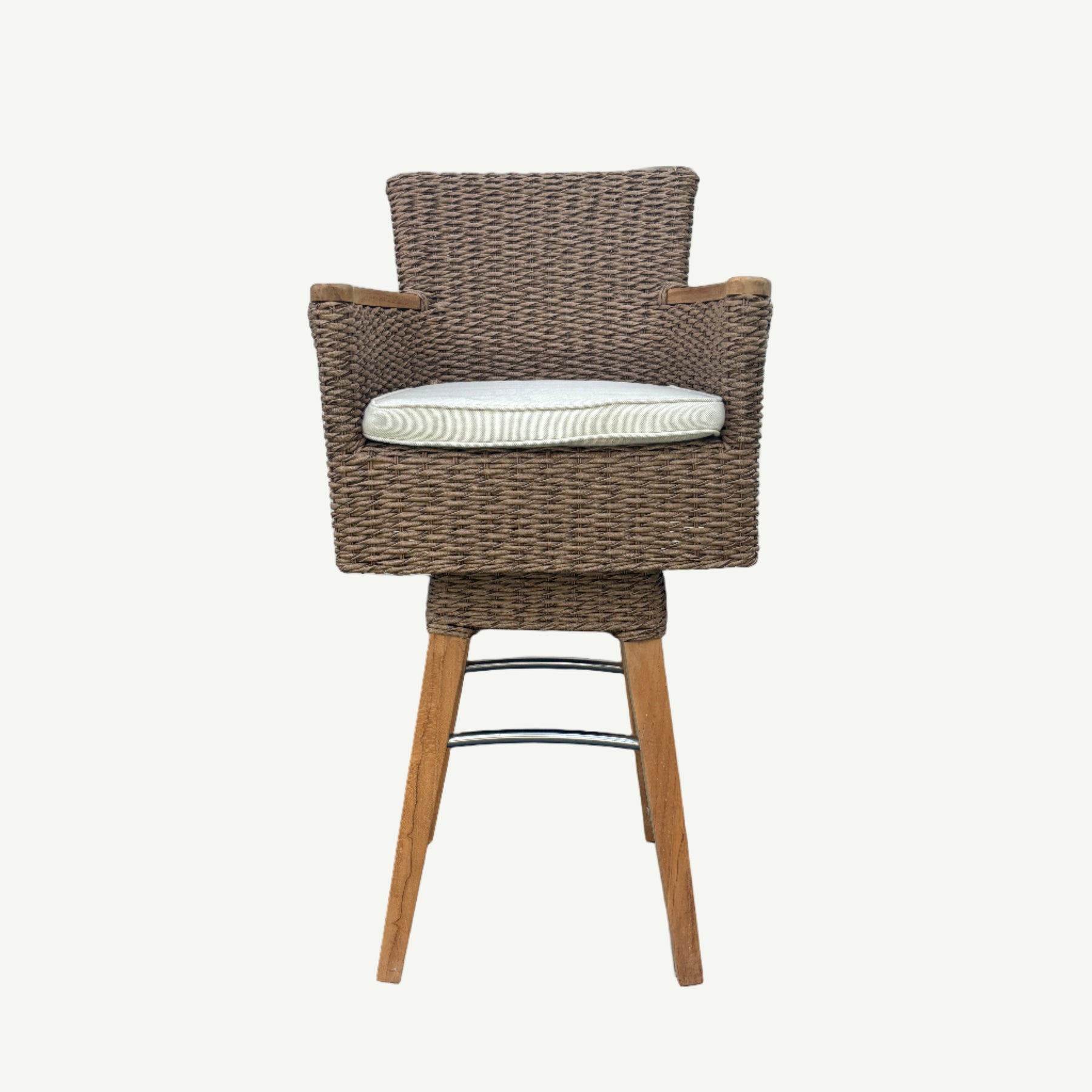 Zanzibar Swivel Bar Arm Chair