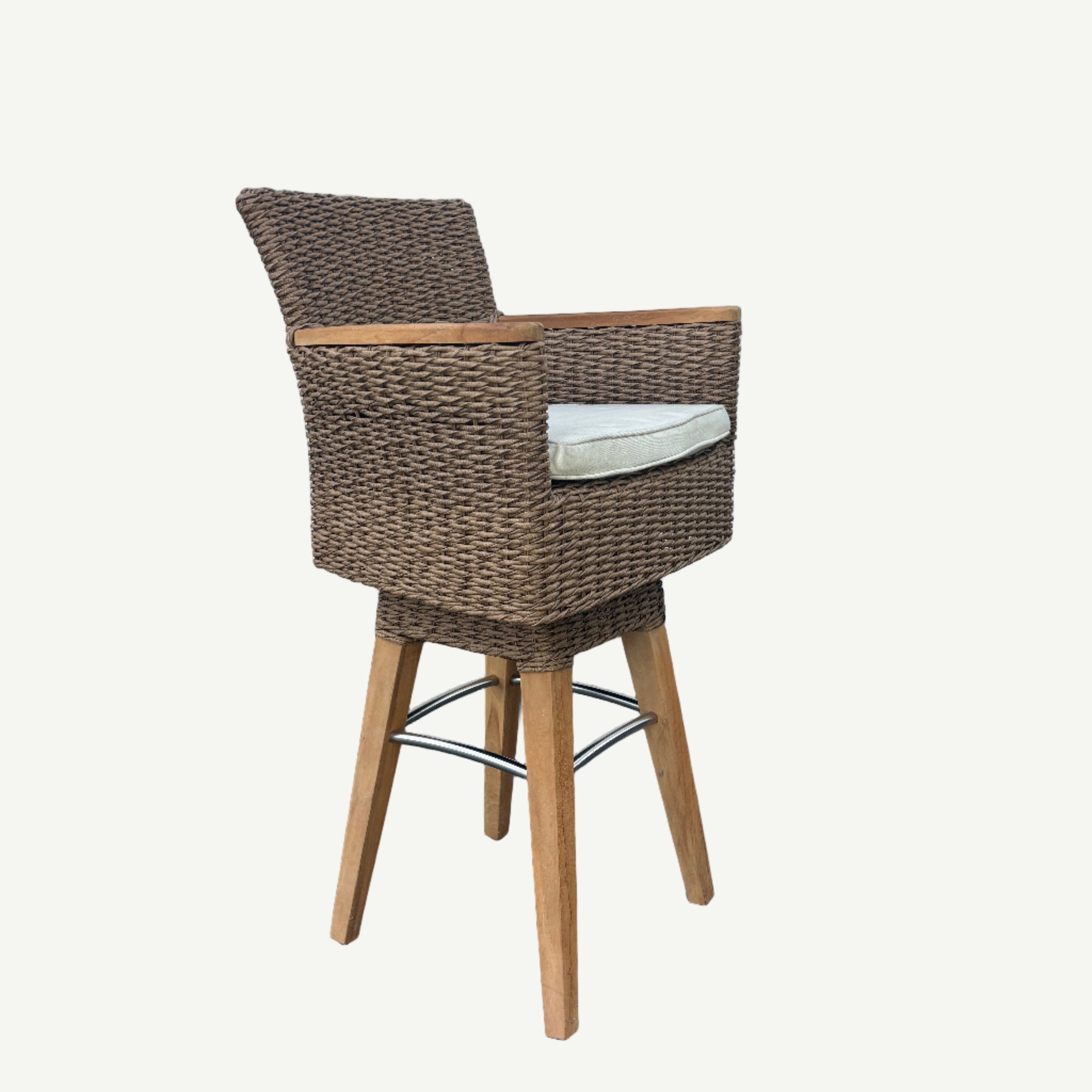 Zanzibar Swivel Bar Arm Chair