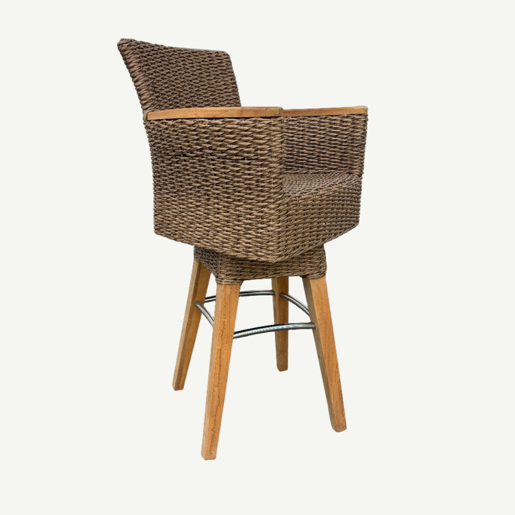 Zanzibar Swivel Bar Arm Chair