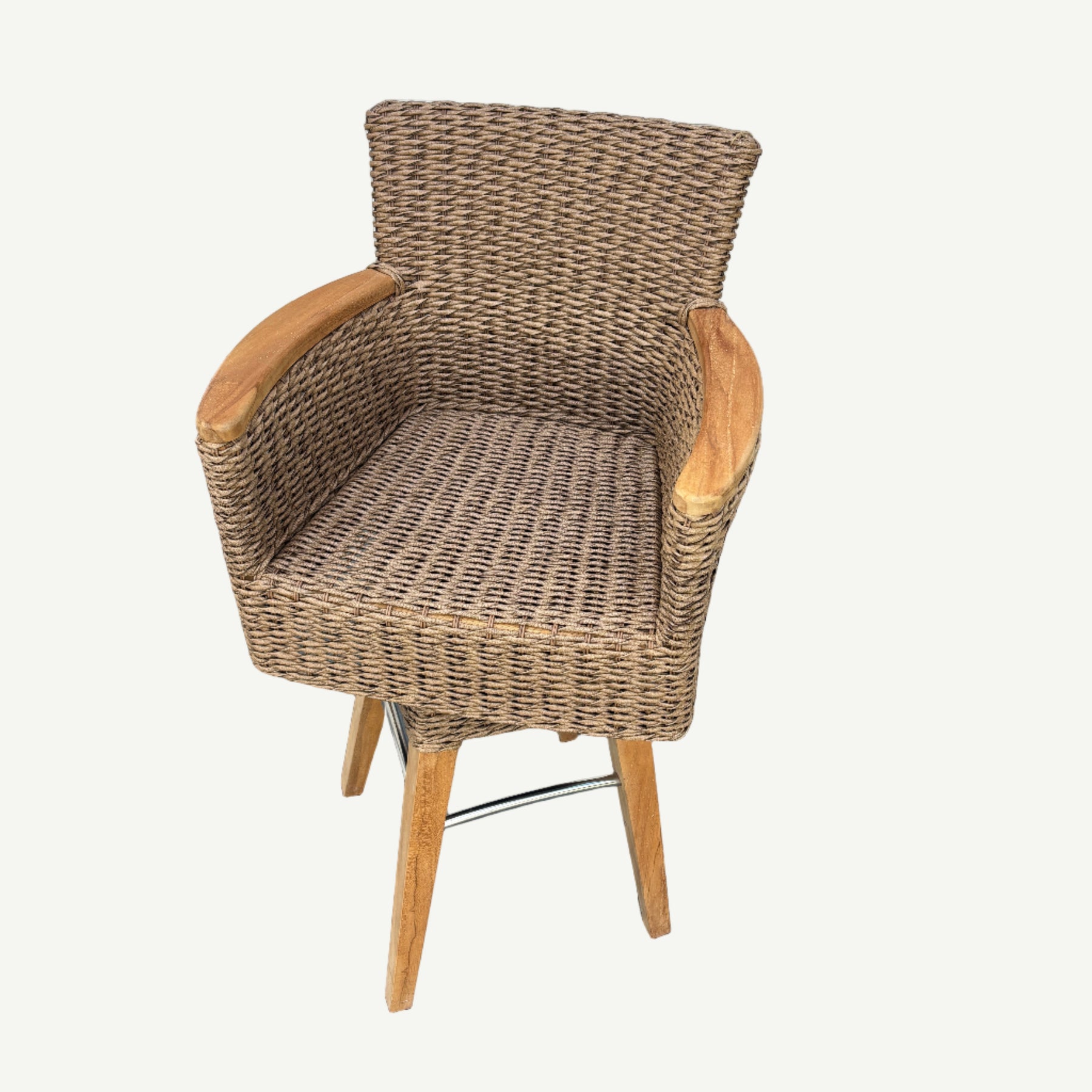 Zanzibar Swivel Bar Arm Chair