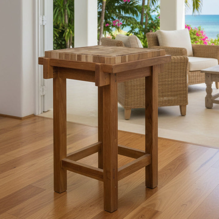 Wellington Butcher Block Stand with Butcher Block