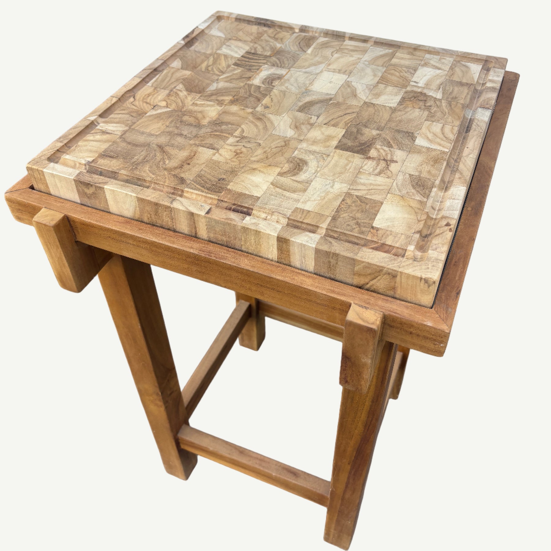 Wellington Butcher Block Stand with Butcher Block