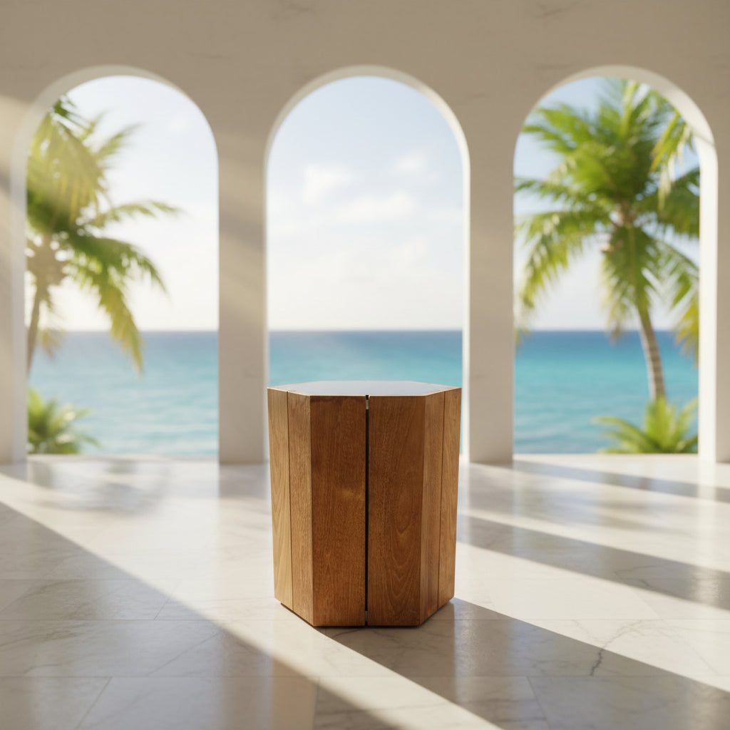 Genoa Hexagonal Side Table