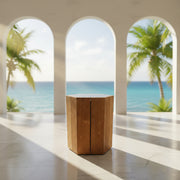 Genoa Hexagonal Side Table