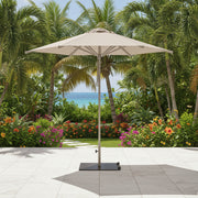 Inox 316 Stainless Steel Parasol (1.5" Pole) w/ Canopy - 9ft - QUICK SHIP