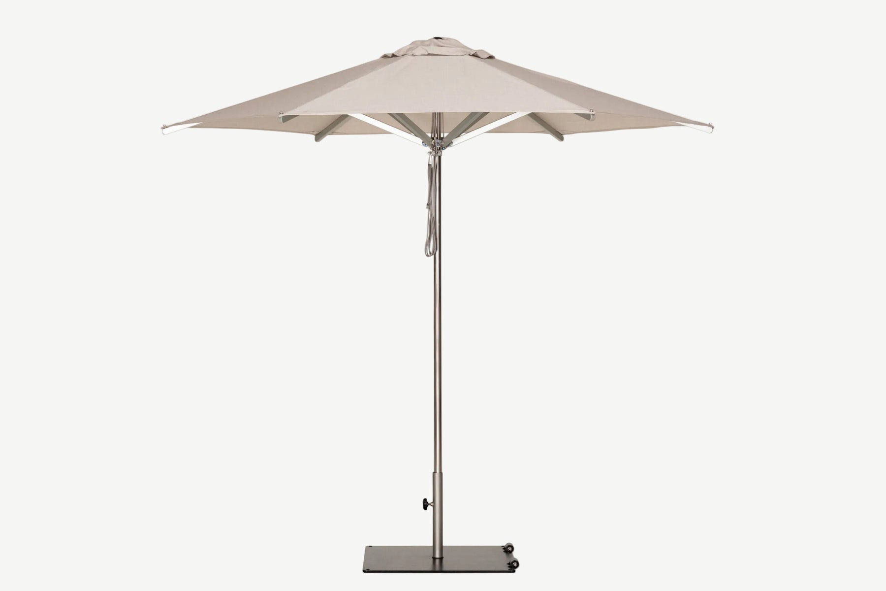 Inox 316 Stainless Steel Parasol (1.5" Pole) w/ Canopy - 9ft - QUICK SHIP