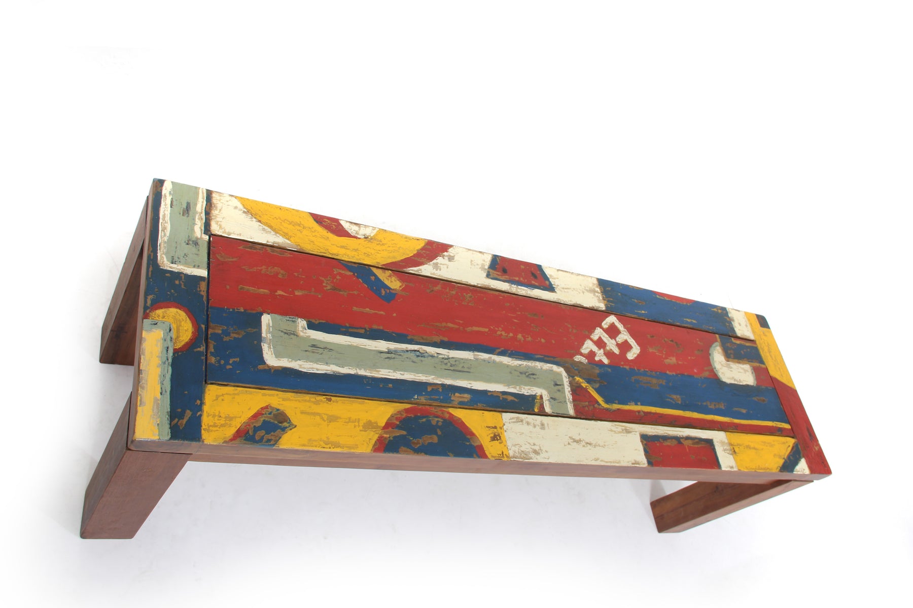 Kuta Table, Bench & Boat Shelf Set
