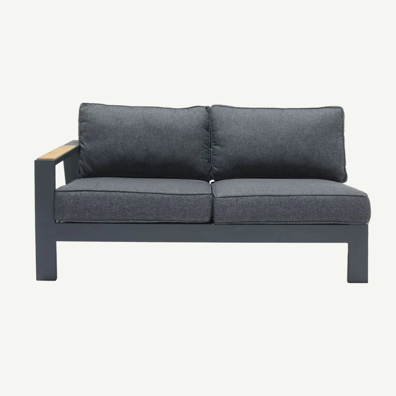 Palau Sectional 2 Seater Sofa Right (Dark) - Quick Ship